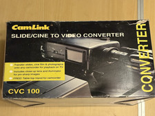 Vintage Camlink CVC 100 Slide/Cine/Photo Converter Transfer to Video 8mm Film