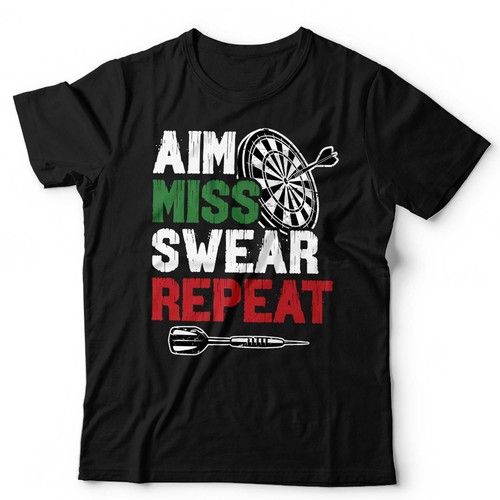 Funny dart tshirt unisex - funny,