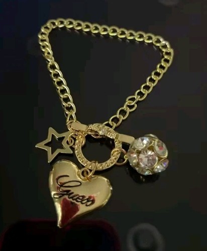 Bracelet gold plated crystal - plated,