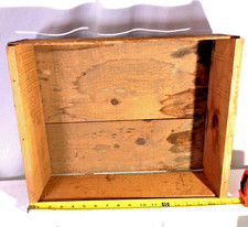 vintage wooden shipping crate