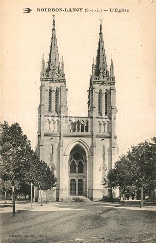 Bourbon lancy eglise - bourbon,