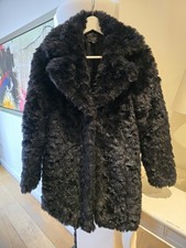 Lipsy Faux Fur Coat, Size 8,in