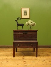 Antique Oak Bible Box and