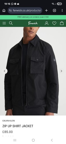 Calvin klein mens jacket black - calvin,