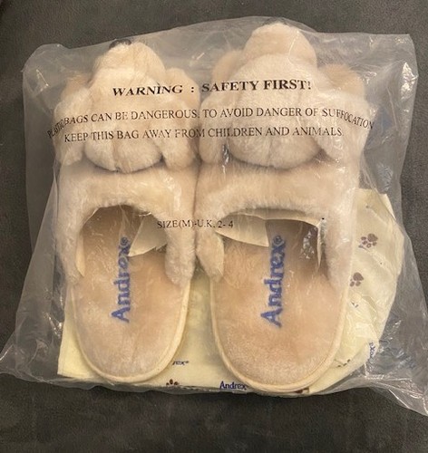 Vintage andrex puppy slippers - andrex,