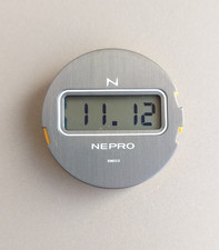 Vintage Swiss Nepro LCD Digital Watch Quartz Module with Dial