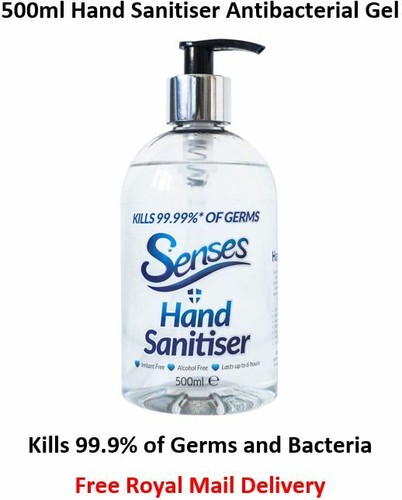 Hand sanitiser gel senses - sanitiser,