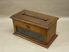 Antique Victorian Oak Country House Letter Box C1880