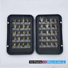 40PCS Fly Fishing Hooks & Lures Set – Artificial Bait with Case for Bass & Trout