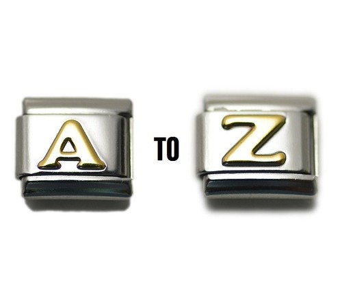 Gold coloured letter choice - gold, of