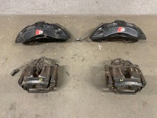 AUDI A5 S5 BLACK BRAKE CALIPER CONVERSION KIT WITH CARRIERS FITS 2017 TO 2025