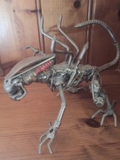 Hand made one of a kind, Alien Metal Sculture (Alien movie franchise)