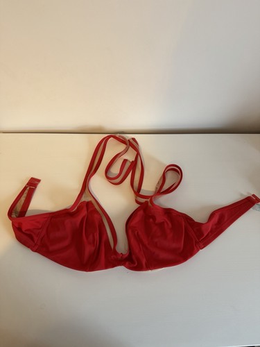 Asos wired red bikini - red,
