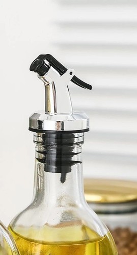 Olive oil bottle pourer spout - olive,