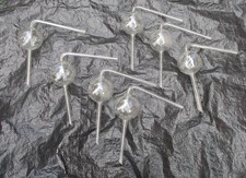 7 Vintage Glass Kjeldahl Connecting Bulb Distillation Science Laboratory Flask