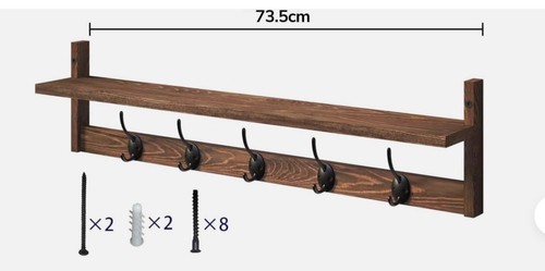 Wooden wall mounted - wall-mounted, coat