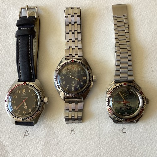 Trio vintage vostok - vintage,