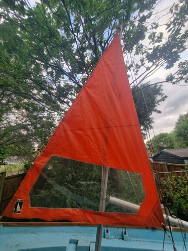 Jeckells orange jib sail - jeckells,