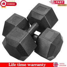 Dumbbells Set 2x10 kg Heavy Dumbbell Weight Set for Home Gym Strength Training