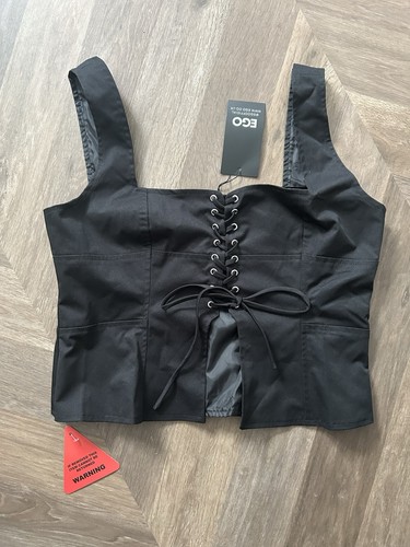 Ego square neck - neck, lace