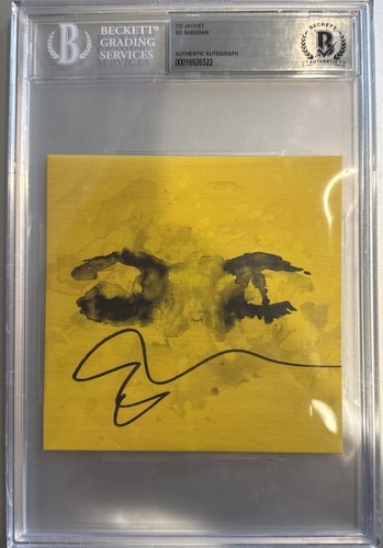 Sheeran signed autograph cd - autograph,