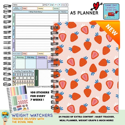 Diet food diary - diary, weight