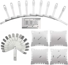 Guitar Luthier Tool Radius Gauge String Action Ruler Feeler Notched Gauge UK NEW