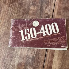 Dodge 1980 Pickup Truck Owner Manual 150-400 Operating Instructions Mopar