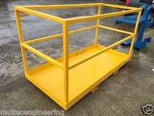 2.0m x 1.0m Forklift Man-Lift Safety Basket (Telescopic Handler Cradle Cage)