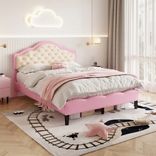 UPHOLSTERED PLATFORM BED FRAME