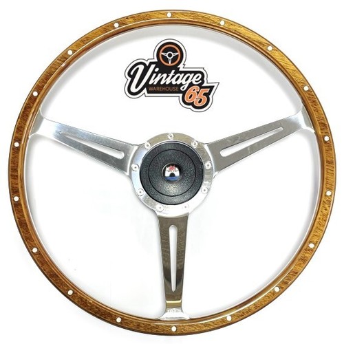 Wood rim steering wheel - wood,