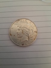 1926 american silver peace one - american,