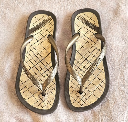 Ipanema bronze flip flops - ipanema,