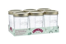 6 x Wide Mouth Kilner Preserve