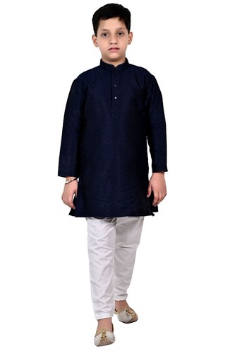 Boys kurta trouser - self,