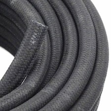 RUBBER BRAIDED FUEL HOSE PIPE ENGINE VACUUM LINE UNLEADED PETROL DIESEL OIL TUBE