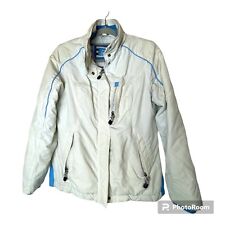 Per Una Padded Jacket White Stormwear Stain Repellent M&S Pockets Lined Size M