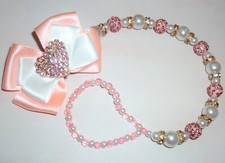 Pink White Shamballa Diamante