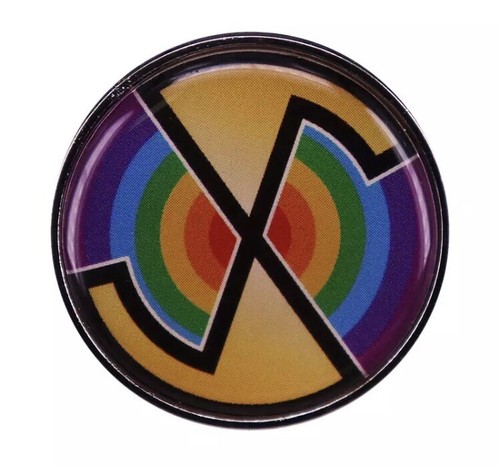 Captain scarlet metal pin - captain,