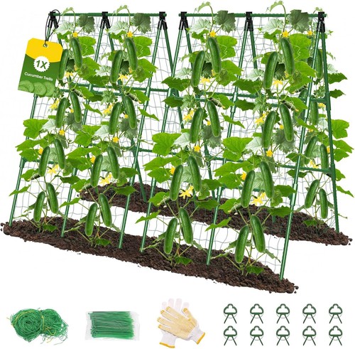 Cucumber trellis frame - cucumber, a-frame