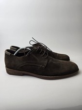 Mens Dune Barlow Brown Leather/ Seude Formal Shoes UK Size 9.5