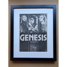 GENESIS AND THEN THERE WERE THREE...(B) (FRAMED) POSTER SIZED original music pre
