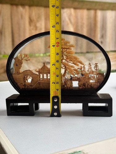 Vintage chinese cork art - cork,