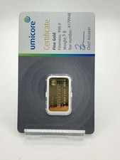 Umicore 5G 999.9 Fine Gold Bar