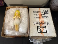 2008 Disney Store Tinker Bell Christmas Tree Topper Newborn Tink w/ Star**READ**