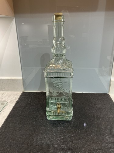 Vintage large glass bottle - large,