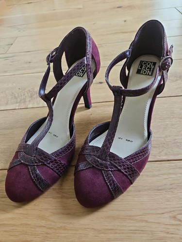 Debenhams bar leather heels - debenhams,