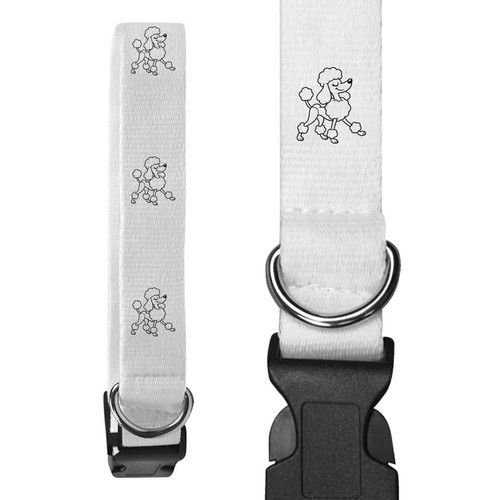 Prancing poodle dog collars - 'prancing,