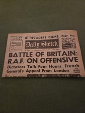 Daily Sketch newspaper from