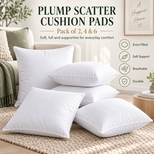Plump scatter cushion - scatter, pads